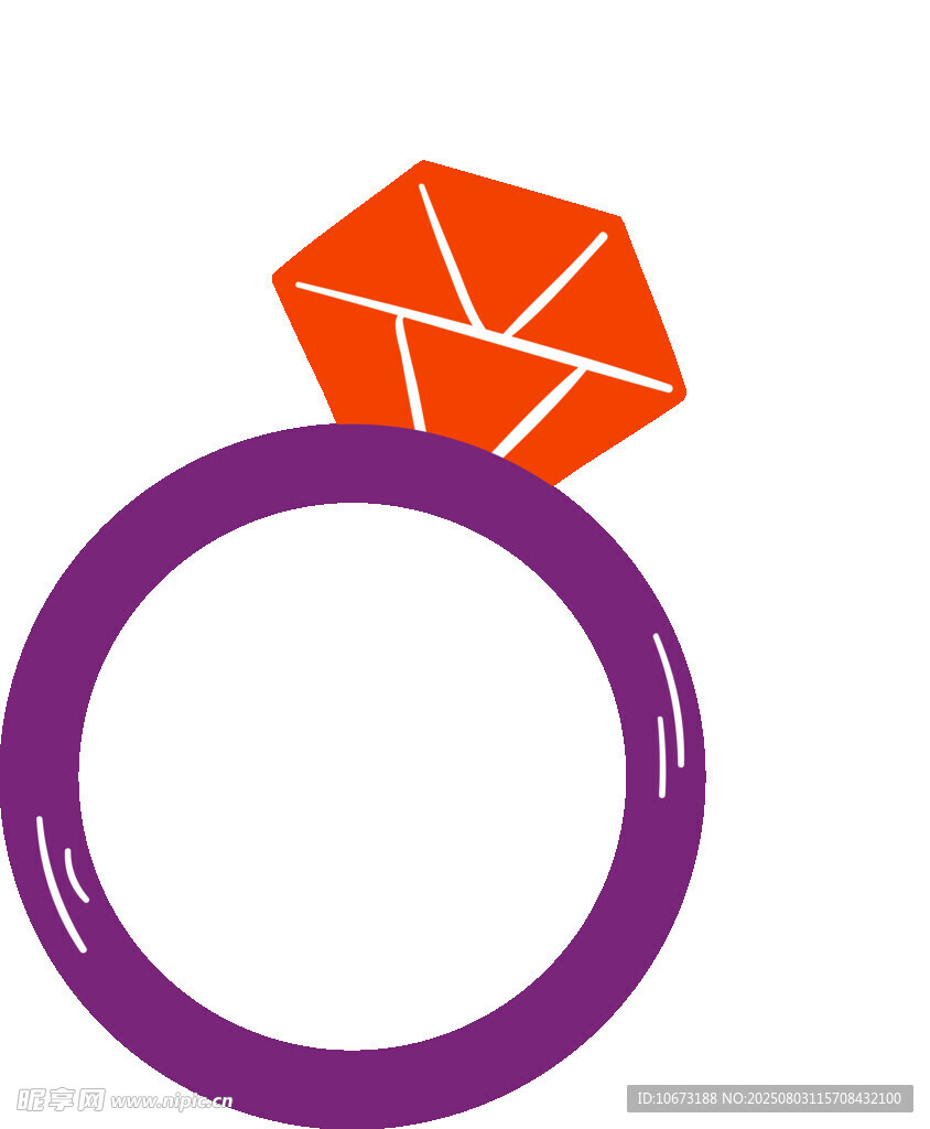 紫色鉆戒圖標(biāo)