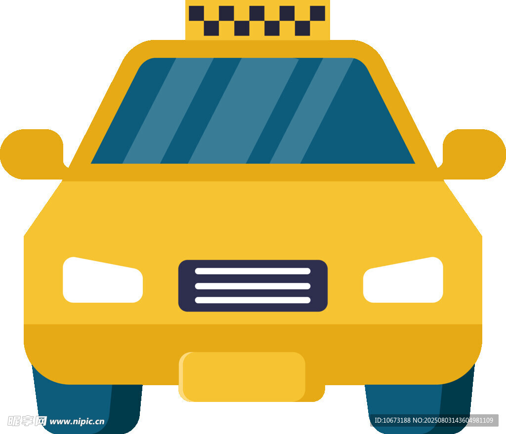 黃色出租車圖標(biāo)