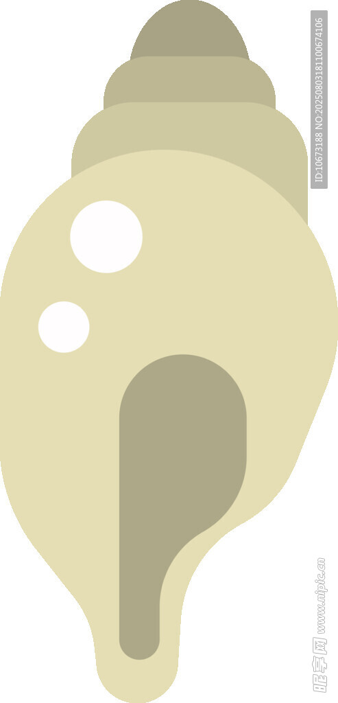 卡通風(fēng)格海螺圖標(biāo)