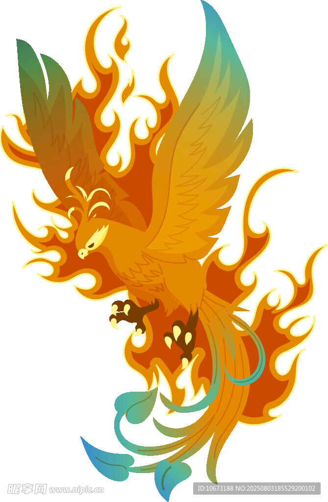 火焰鳳凰形象