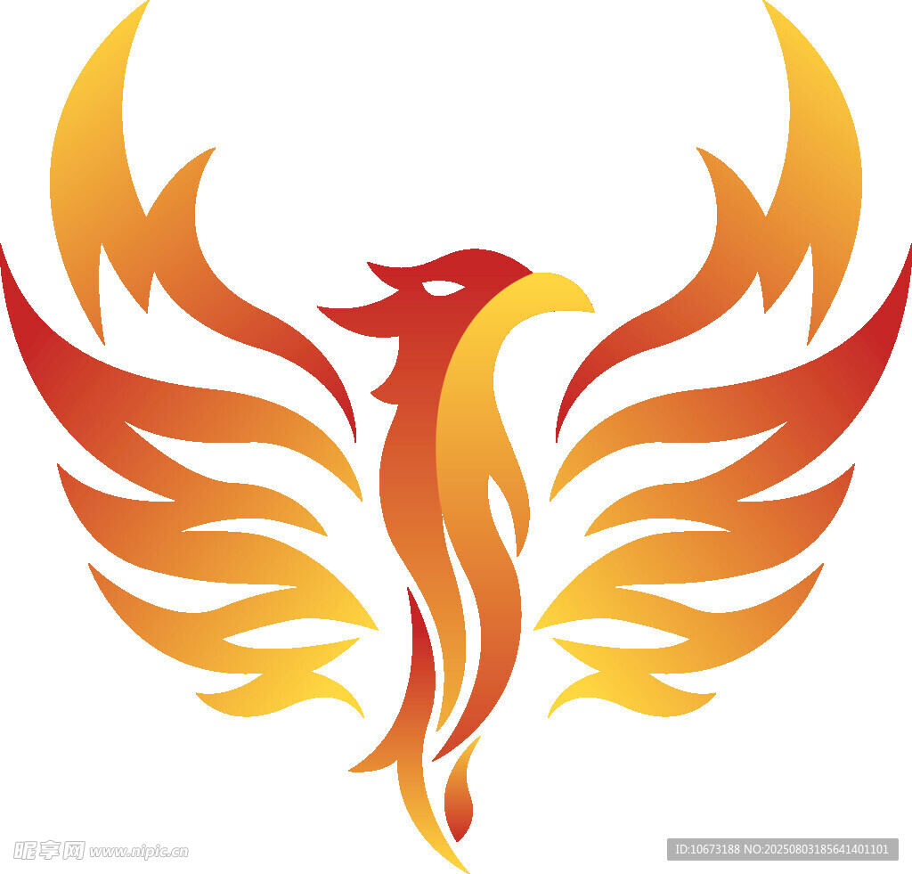 火焰鳳凰圖標(biāo)設(shè)計(jì)