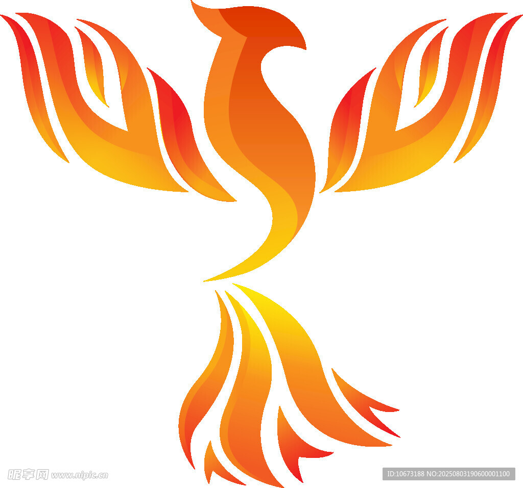 火焰鳳凰圖標設(shè)計