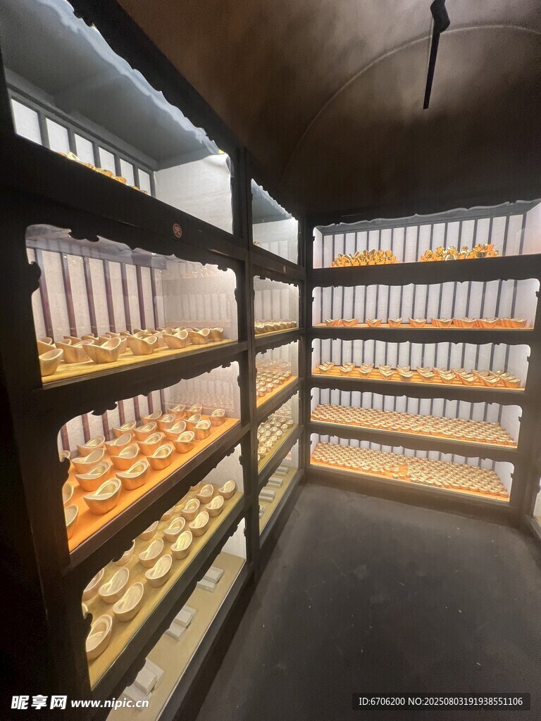 黃金貨架展示