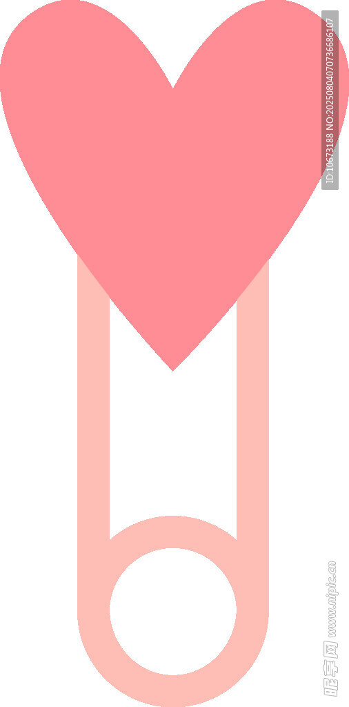 愛心回形針圖標(biāo)