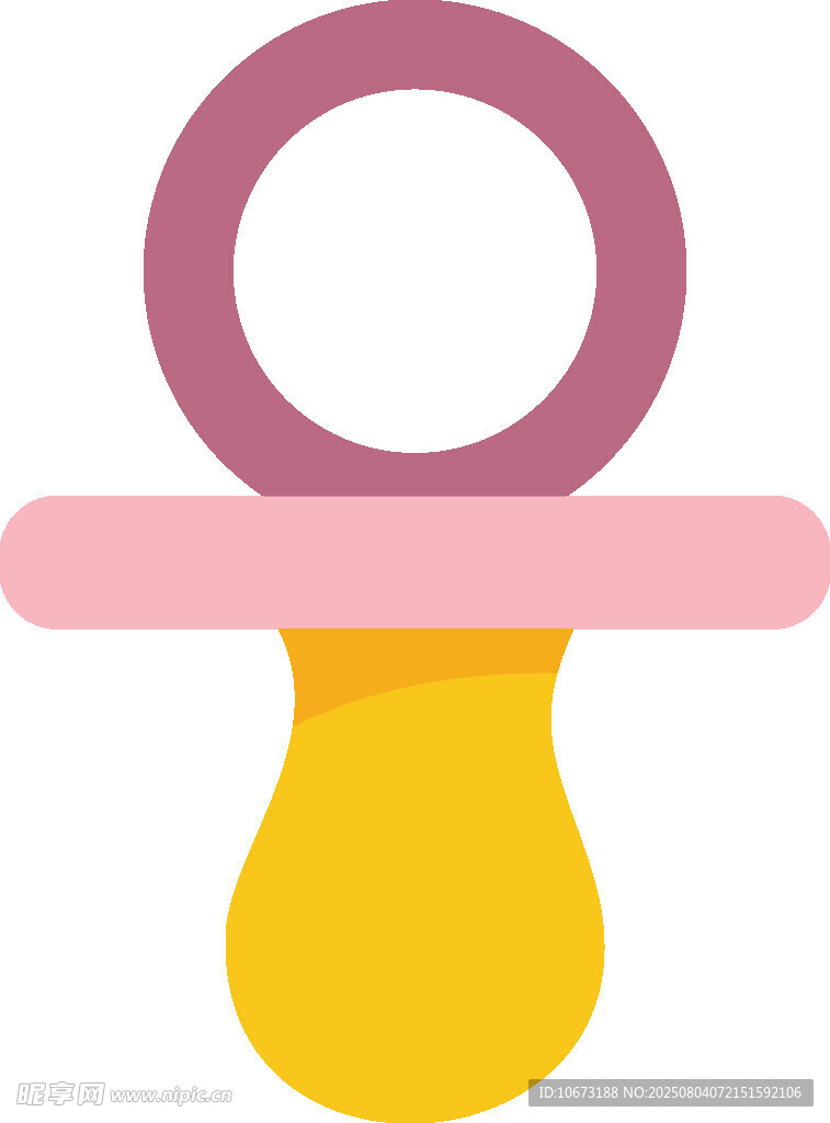 可愛(ài)嬰兒奶嘴圖標(biāo)