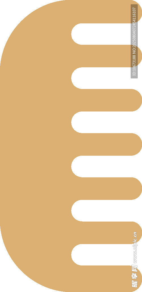 簡約梳子圖標(biāo)