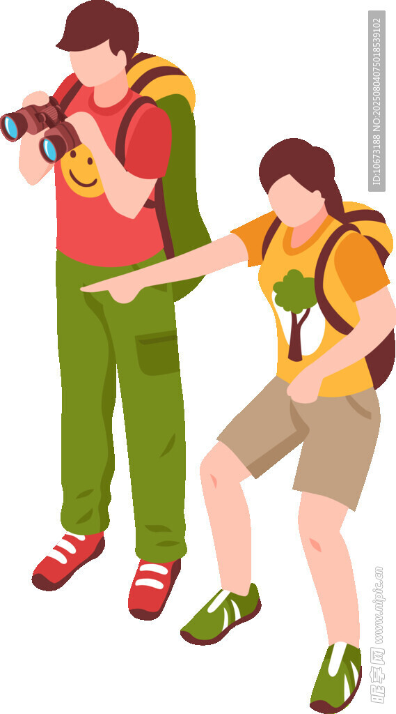戶外攝影的兩位旅行者