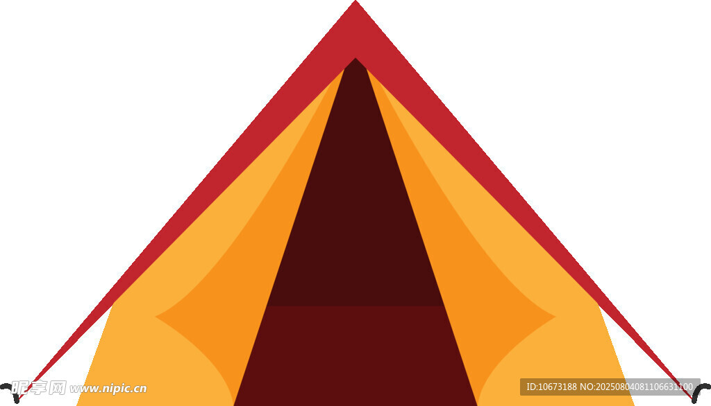 彩色帳篷圖標(biāo)
