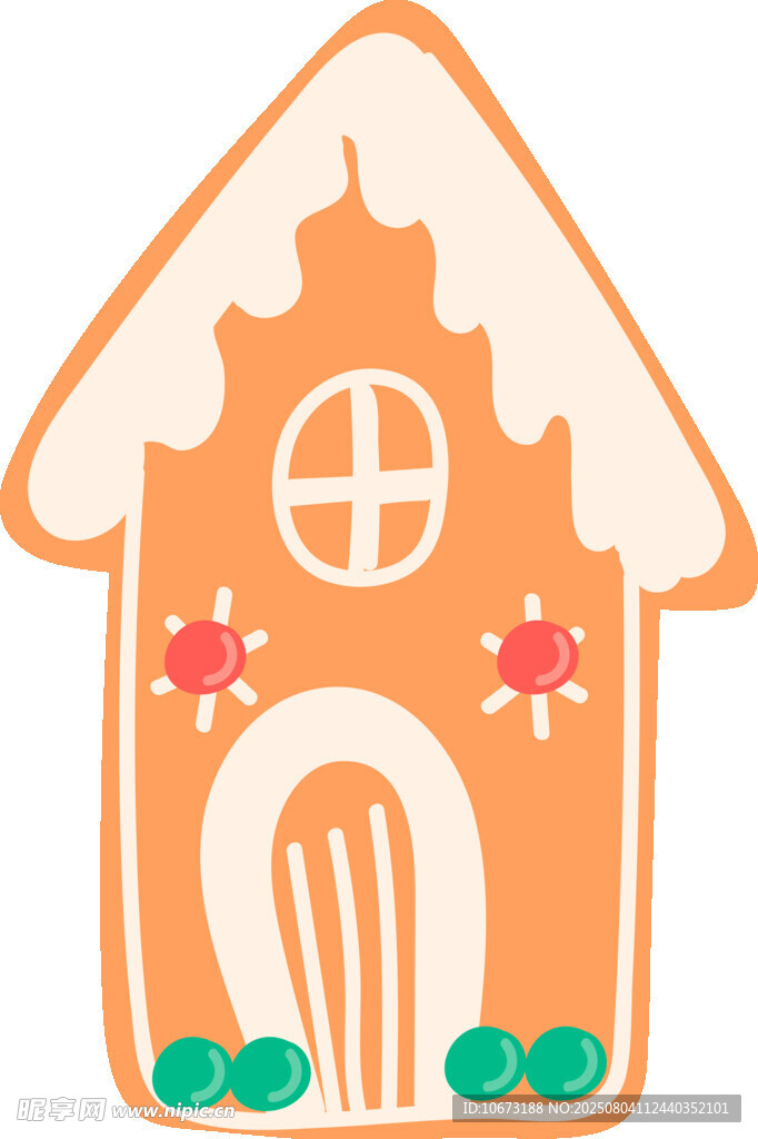 姜餅屋卡通圖案設(shè)計(jì)