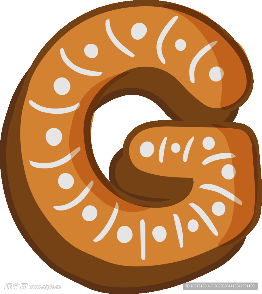姜餅風(fēng)格字母G