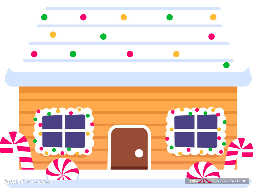 圣誕裝飾的溫馨小屋