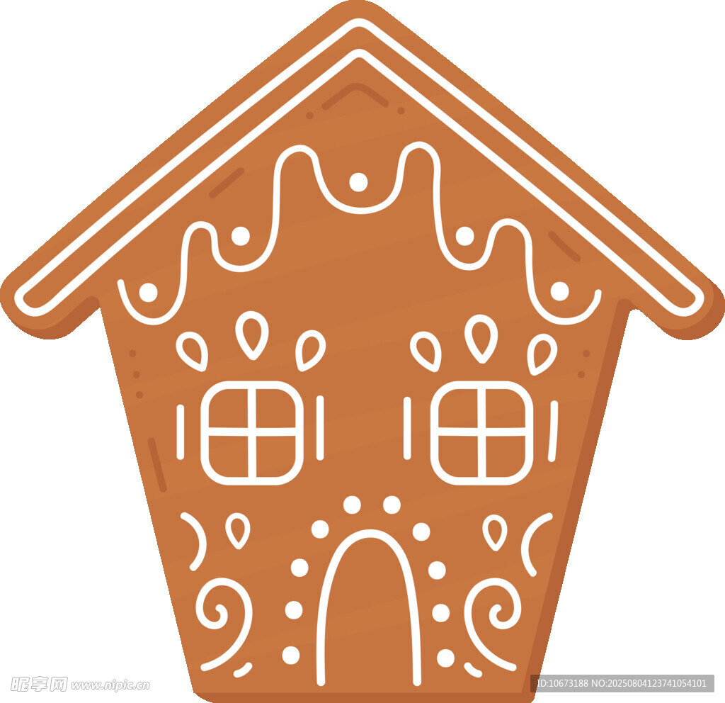 姜餅小屋插畫