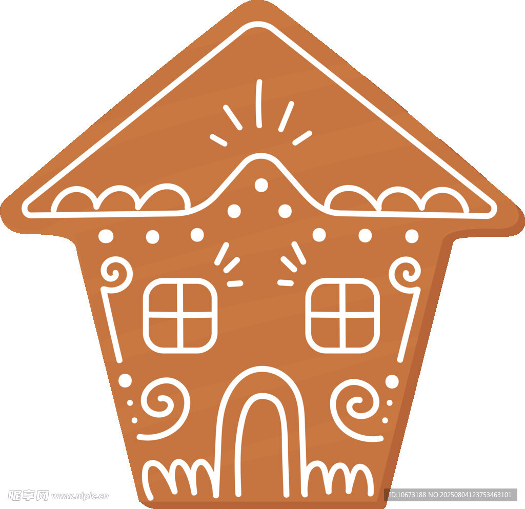 姜餅小屋圖案設(shè)計