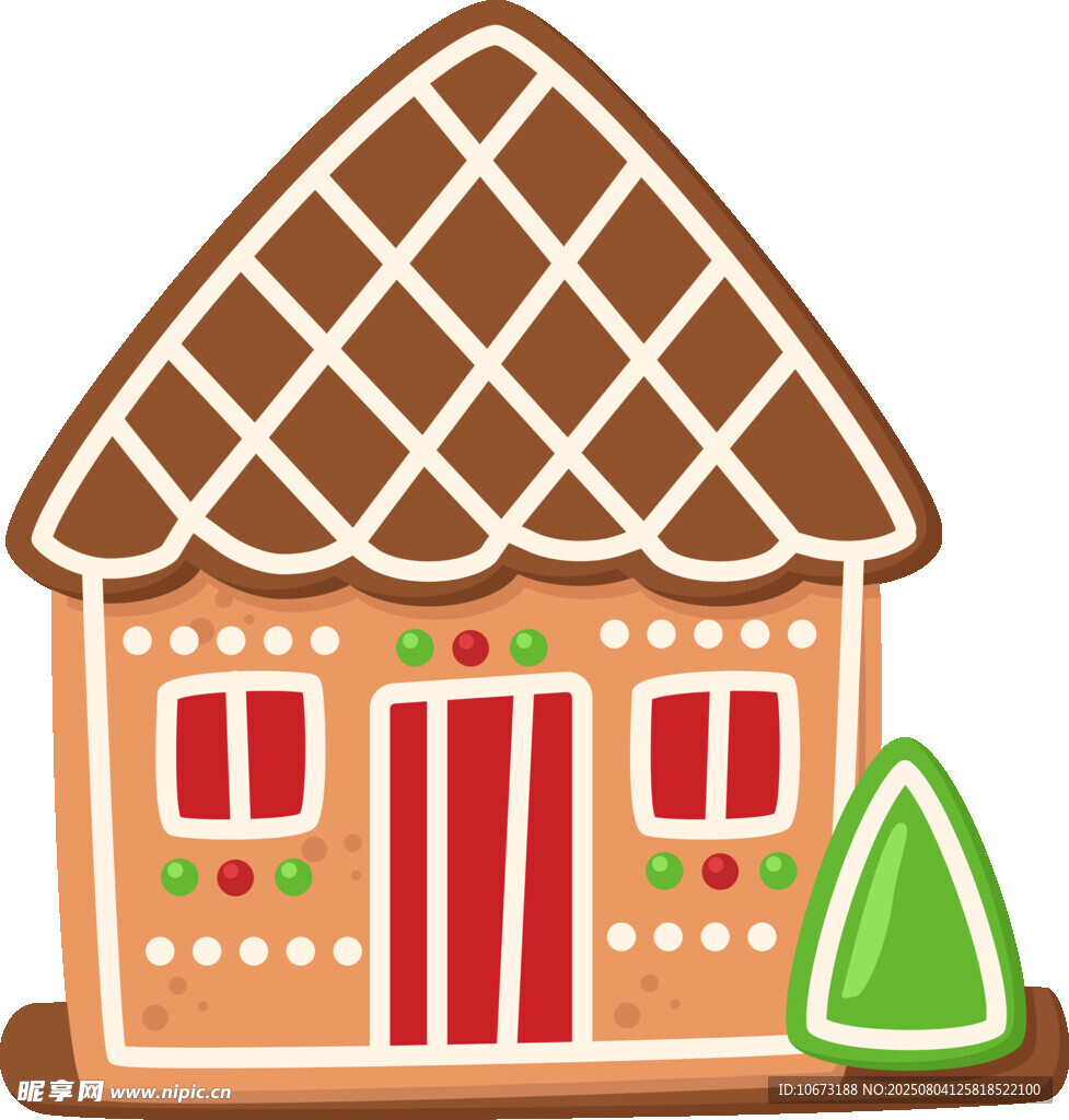姜餅小屋插畫
