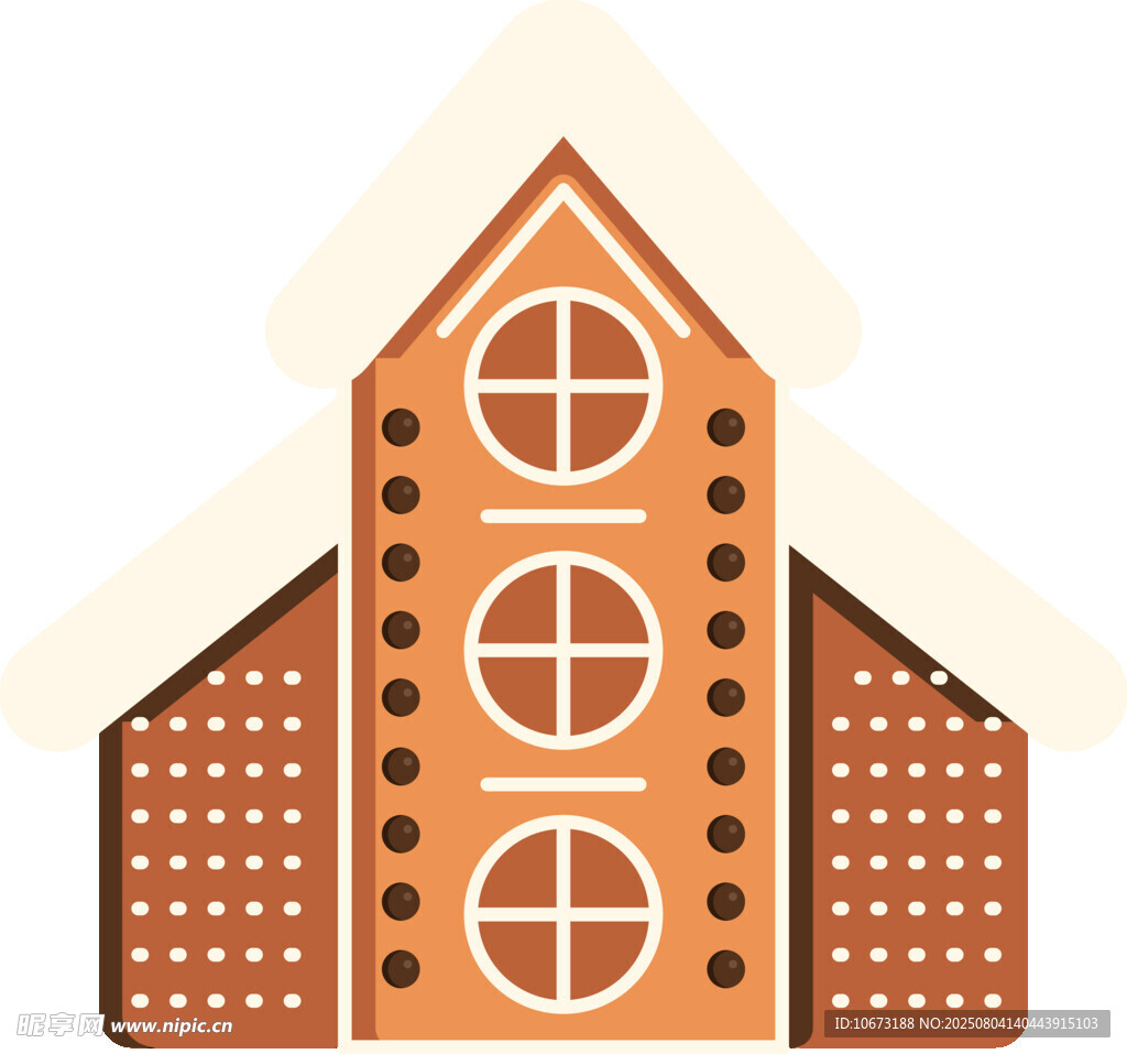 冬日小屋圖標(biāo)設(shè)計(jì)