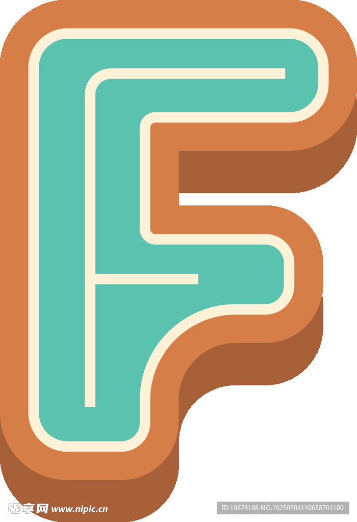 字母F創(chuàng)意圖標(biāo)設(shè)計