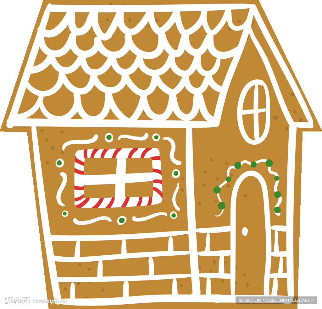 姜餅小屋插畫