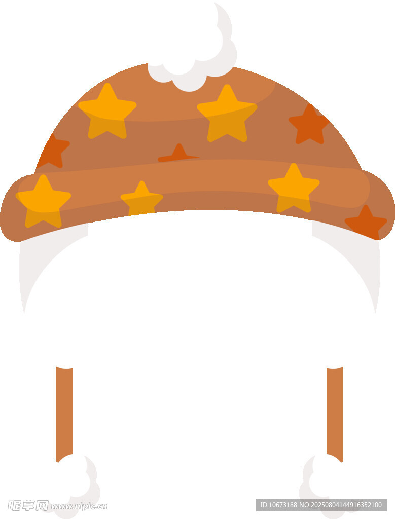星星圖案兒童保暖帽