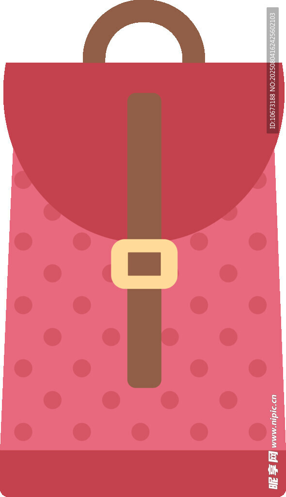 紅色波點(diǎn)背包