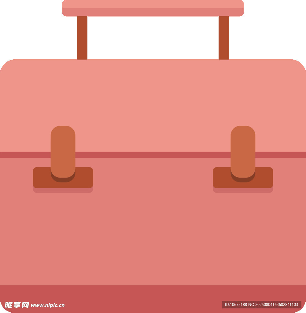 粉色手提行李箱