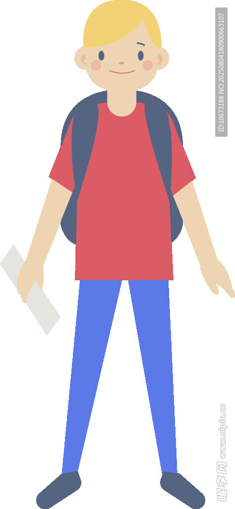 背著書包的少年