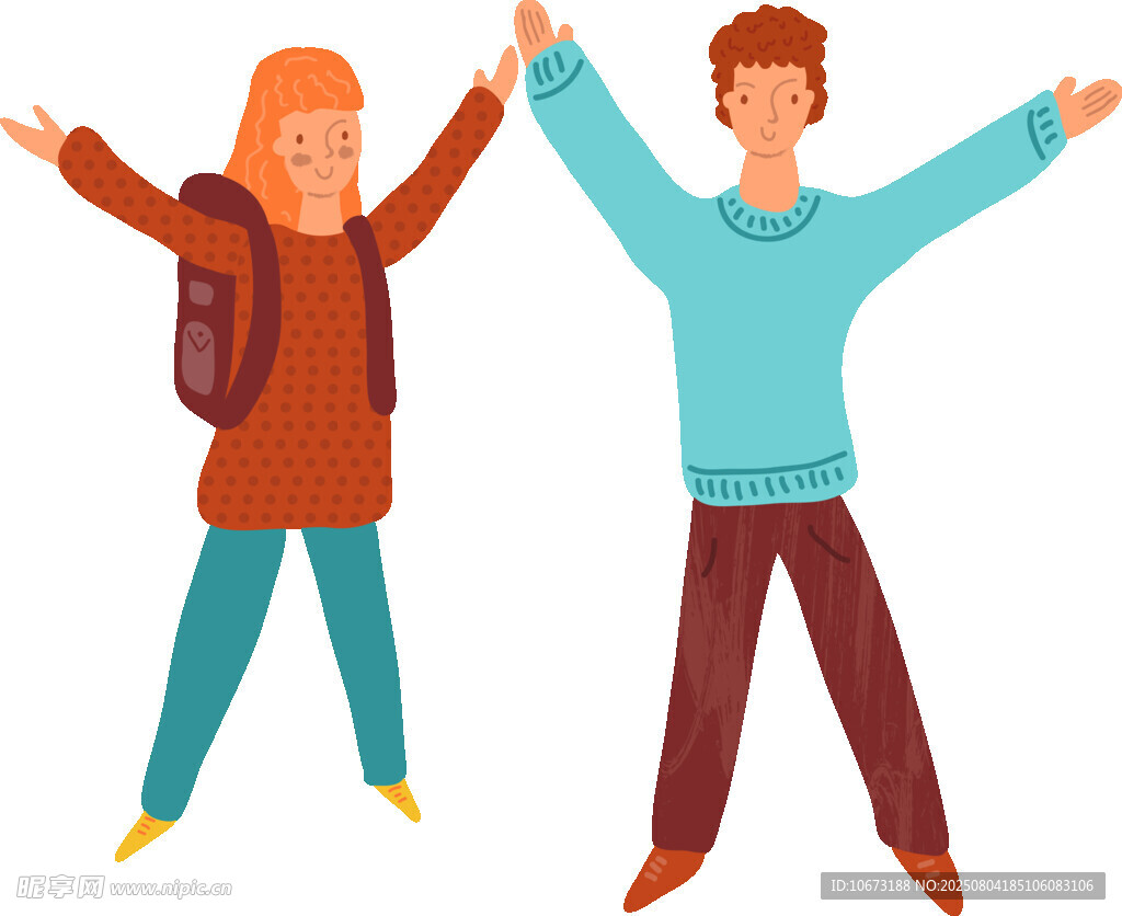 歡快同行的青春伙伴