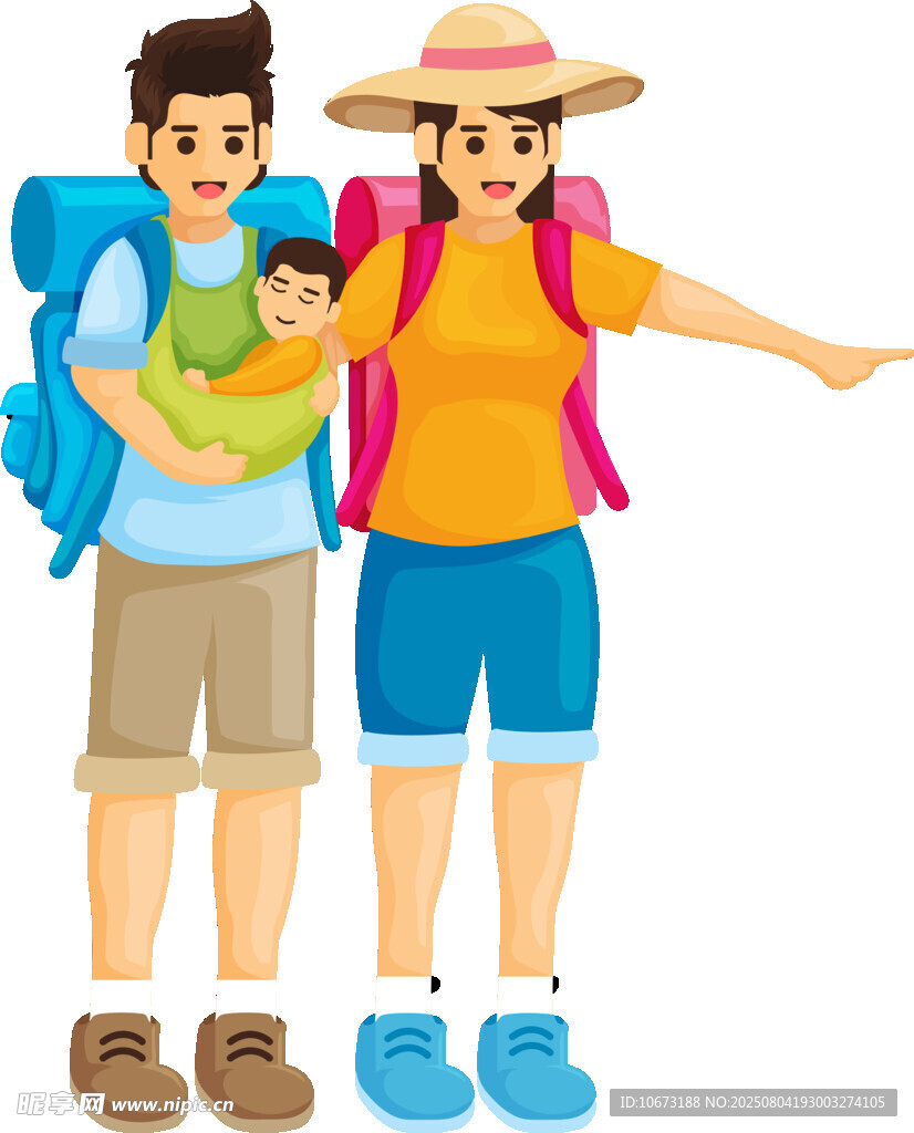 家庭歡樂(lè)戶外親子旅行