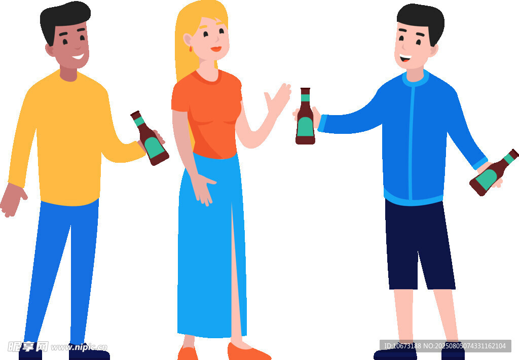 朋友相聚暢飲歡樂時(shí)刻