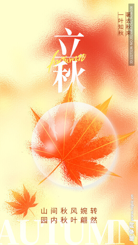立秋時(shí)節(jié)楓葉美