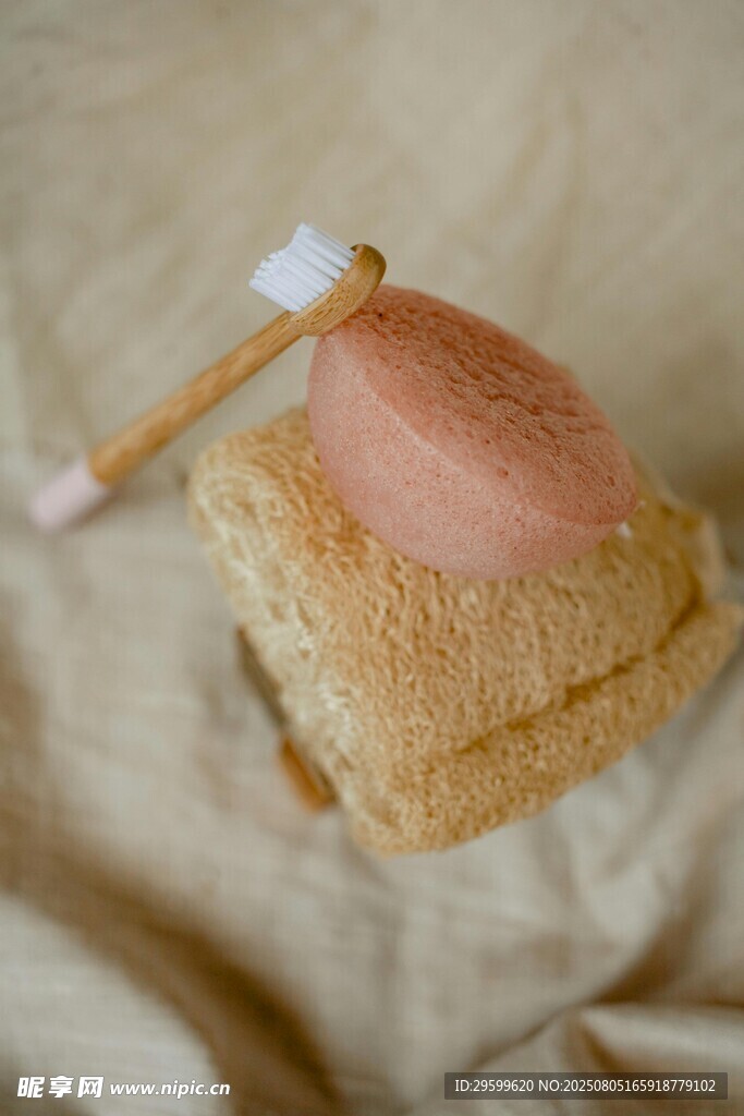 美味桃子蛋糕特寫
