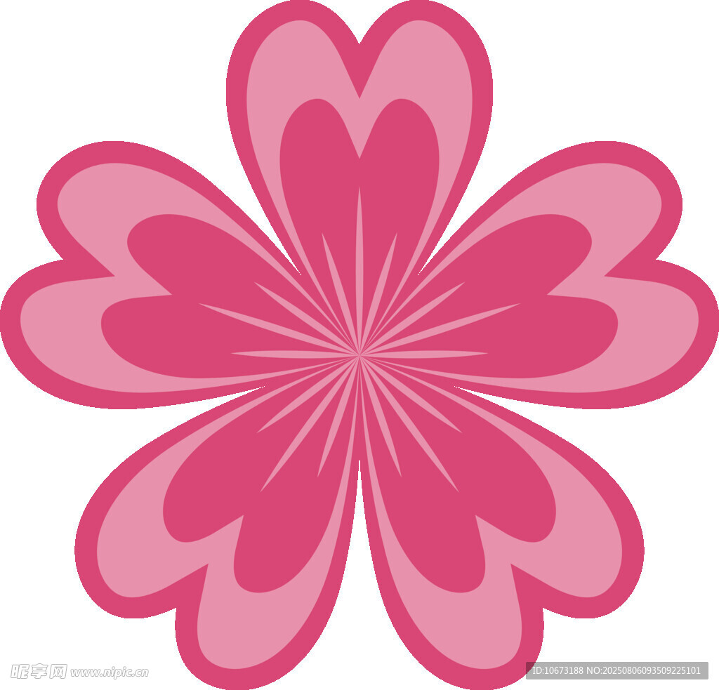粉色花朵圖案