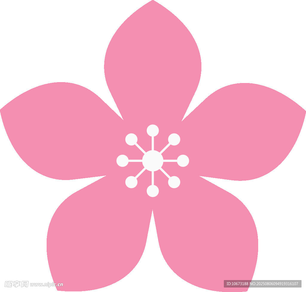粉色櫻花圖案
