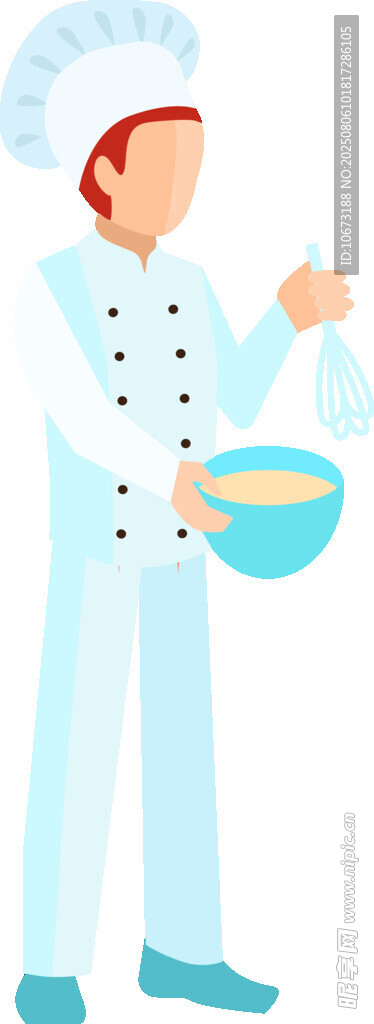 廚師攪拌食材瞬間
