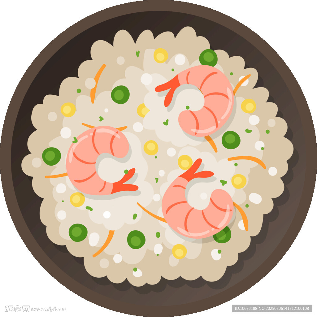 蝦仁炒飯美味視覺盛宴