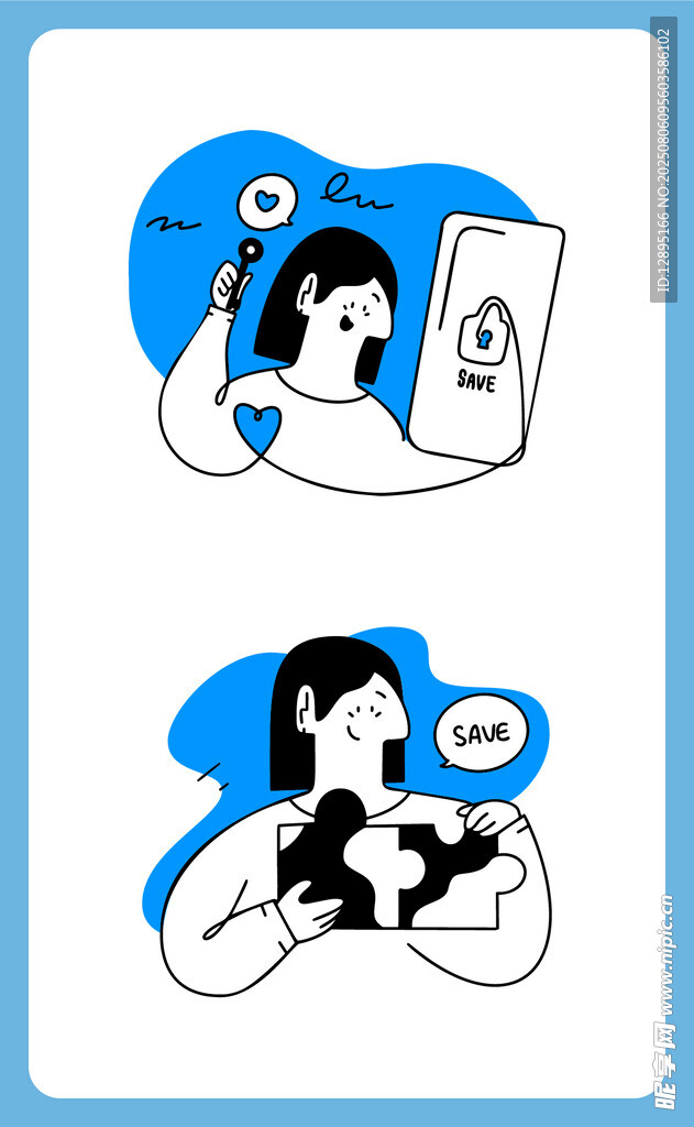 女性打電話與抱娃場景