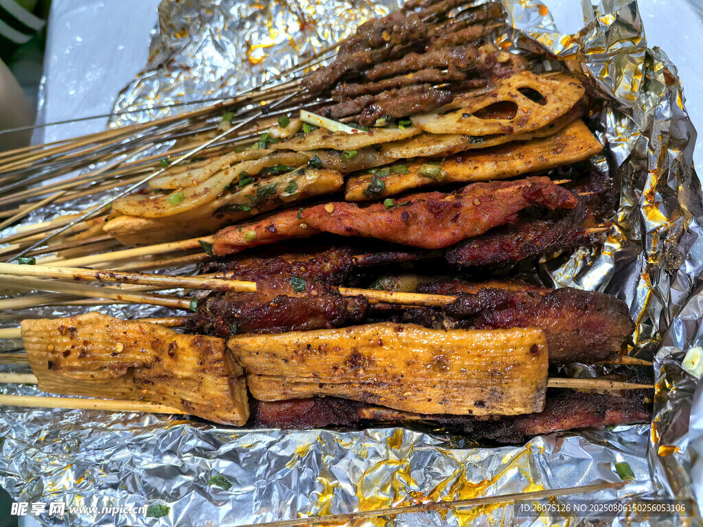 美味烤串與錫紙