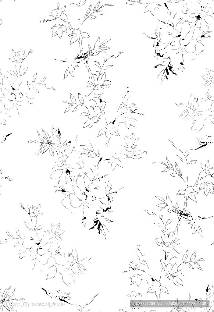 黑白花