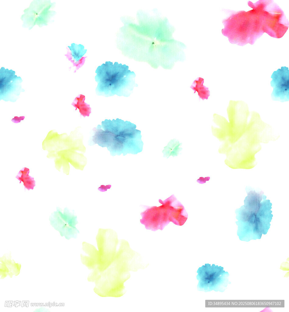 小碎花  扎染花