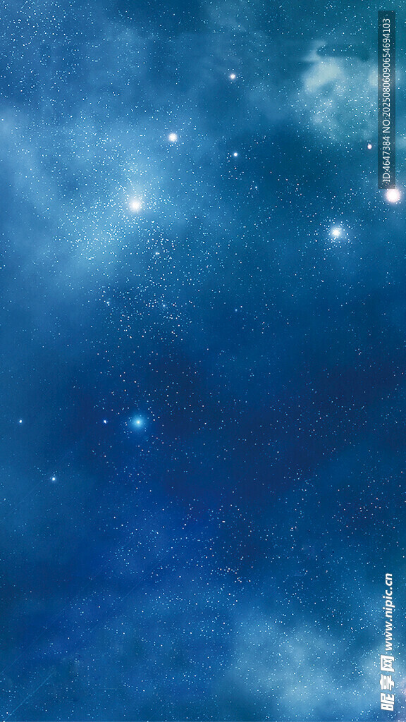 夢幻星空夜景