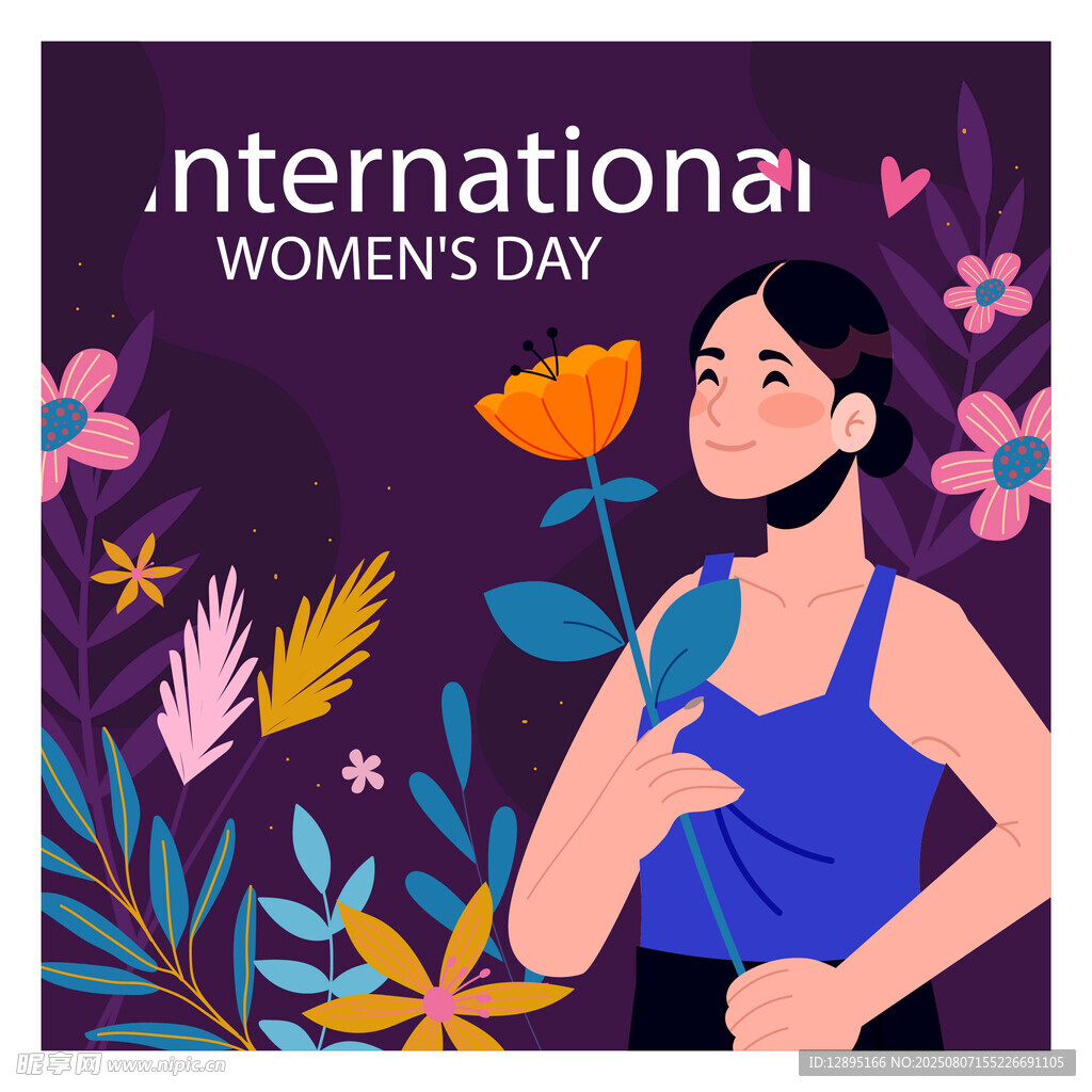 國際婦女節(jié)女性插畫