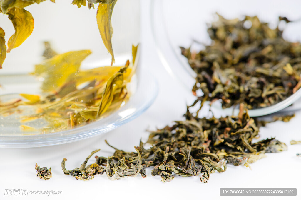 干花與茶葉特寫(xiě)