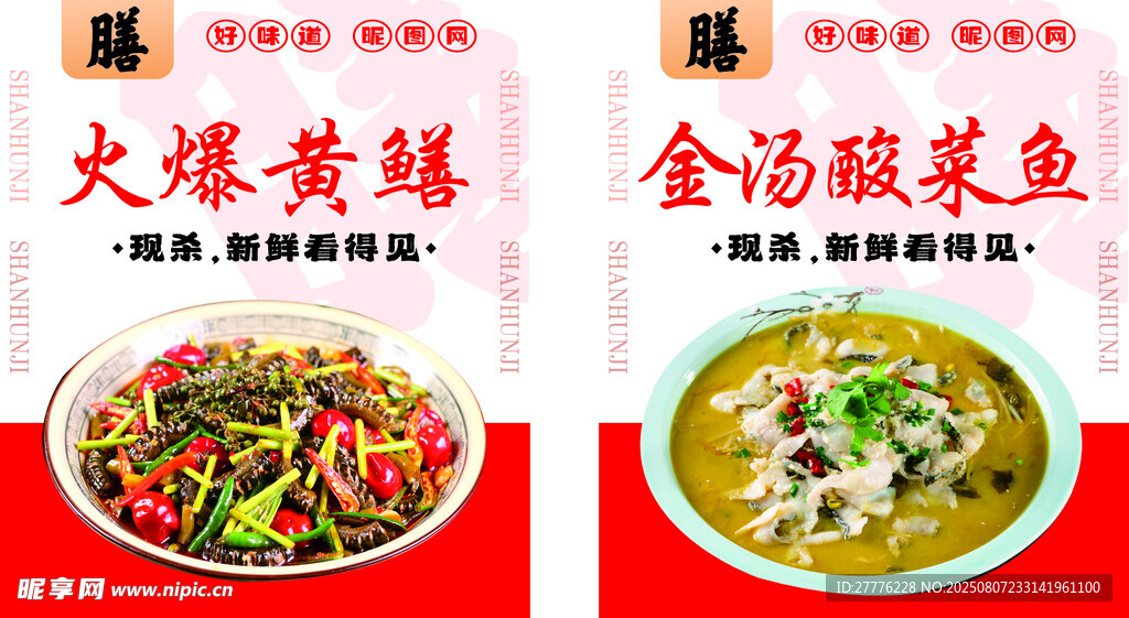 大爆黃辣丁與金湯酸菜魚