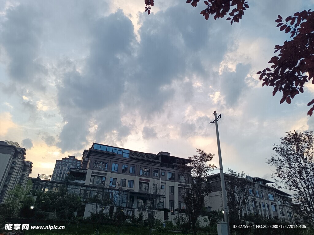 城市建筑與天空景致