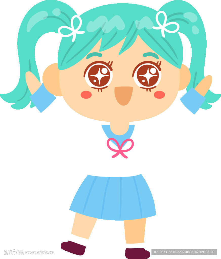 雙馬尾萌系少女
