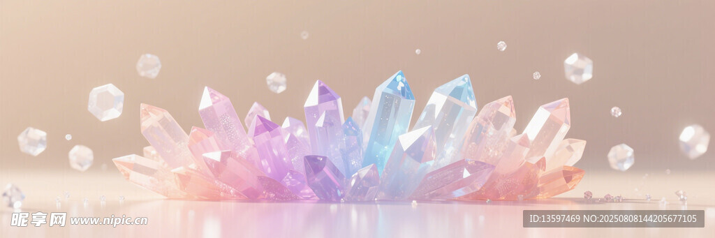 夢(mèng)幻多彩水晶氣泡綻放