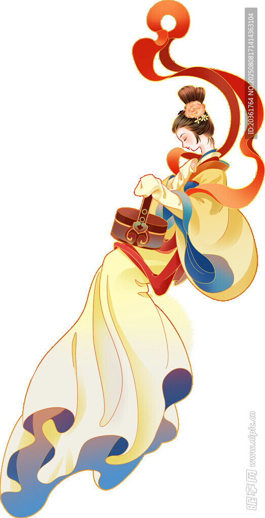 古典飛天神女形象