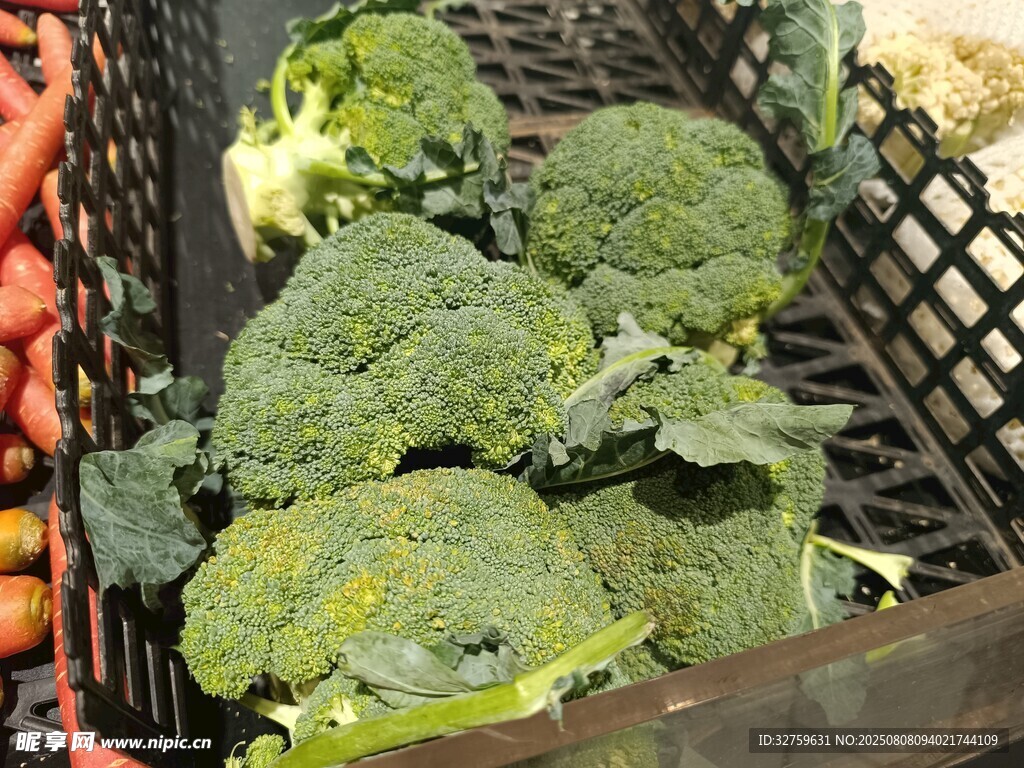 新鮮西蘭花待售