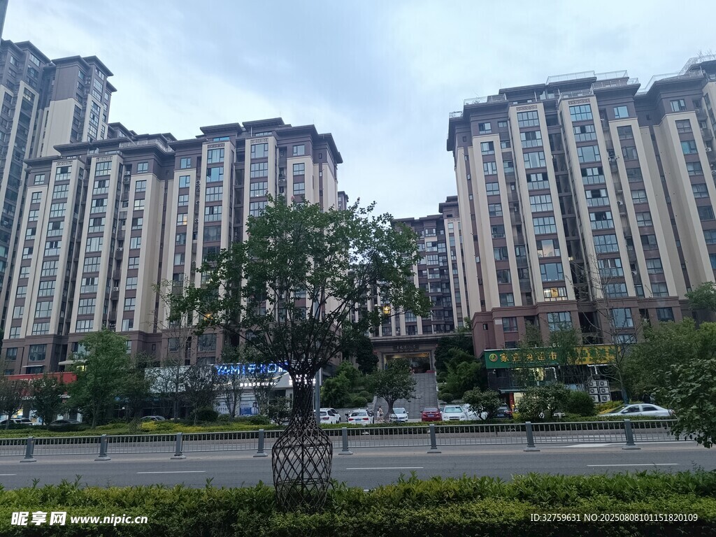城市高層住宅區(qū)景觀