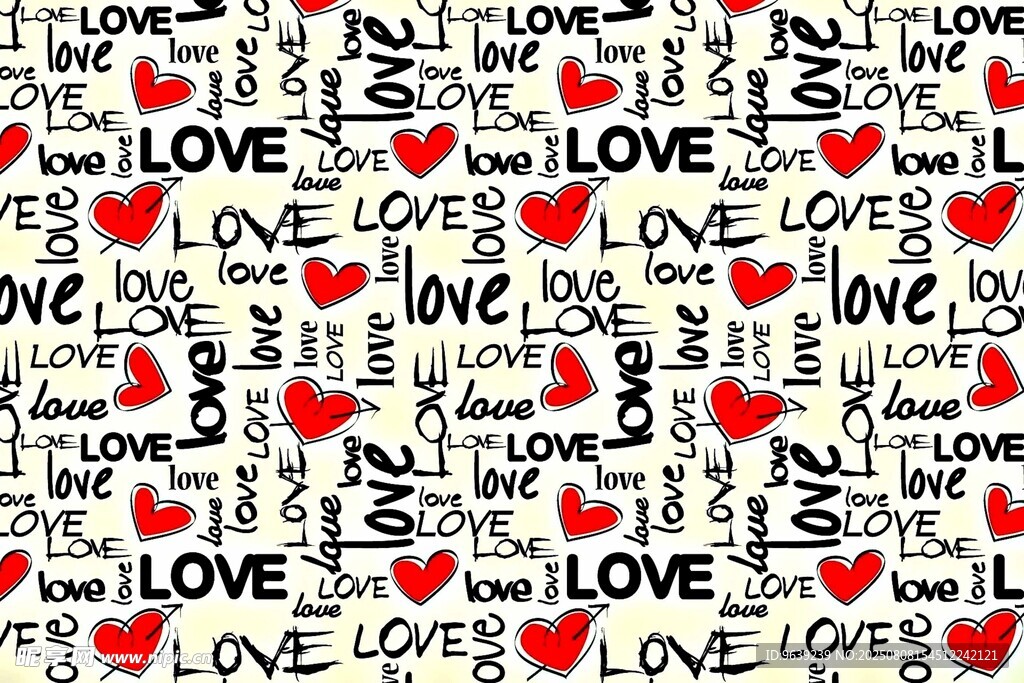 LOVE印花