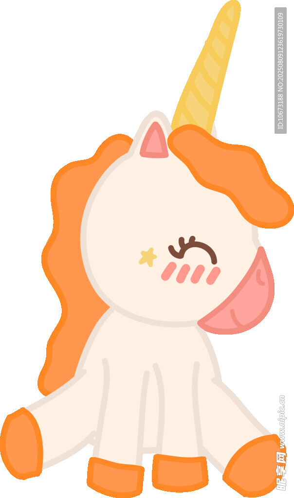 可愛(ài)獨(dú)角獸毛絨玩具